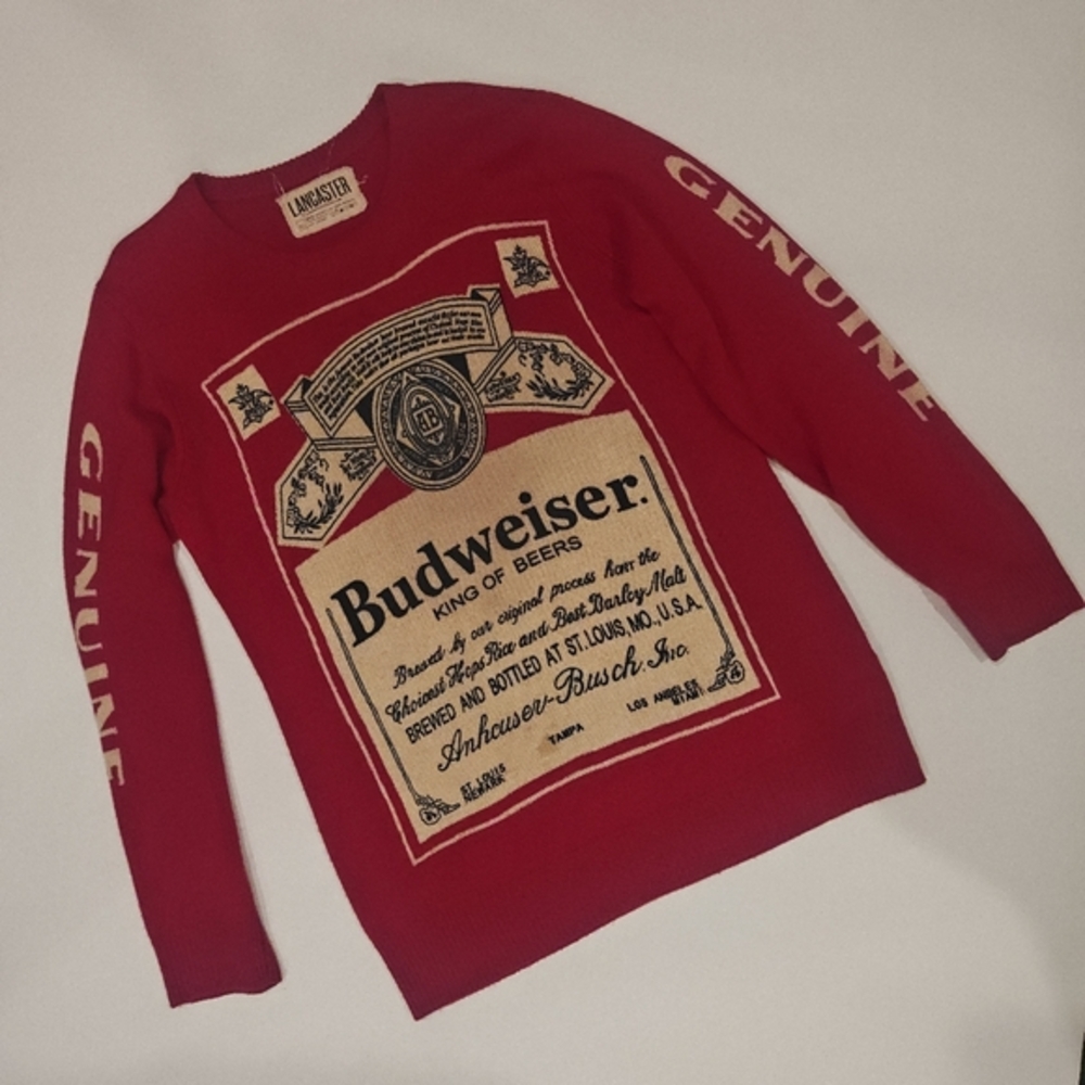 BUDWEISER SWEATER